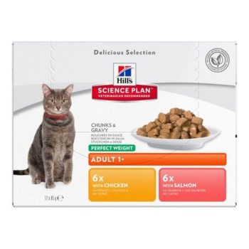   Hills Science Plan Feline Kitten Poultry Selection Alutasak 12x85g