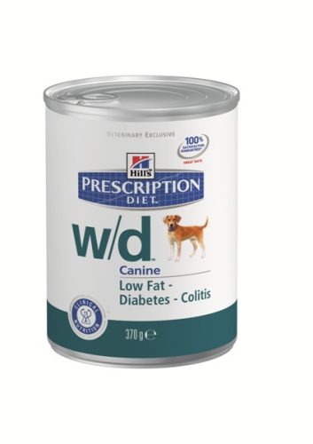 Hills PD Canine w/d elhízás, cukorbetegség, 0,37 kg, konzerv
