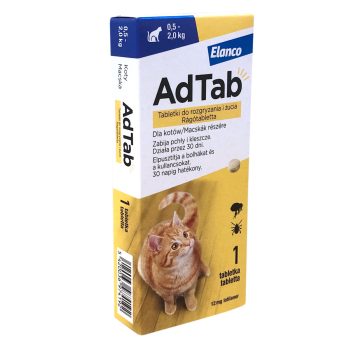 AdTab 12mg rágótabletta macskák részére (0,5-2 kg)