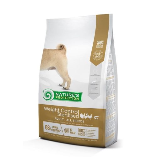 Natures Protection Dog Weight Control Sterilised Poultry with krill 4kg