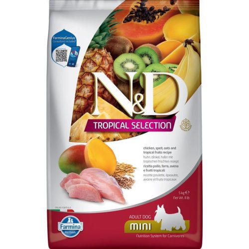 N&D Tropical Selection Dog Chicken Adult Mini 5kg