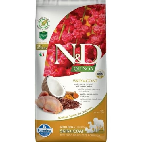 N&D Dog Quinoa Skin&Coat Fürj 7kg