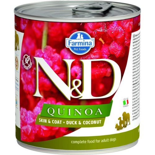N&D Dog Quinoa konzerv kacsa&kókusz 285g