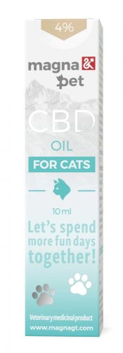 MagnaPet CBD 4% olaj macskáknak 10ml. 