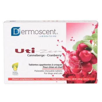   Dermoscent Uti-Zen® húgyúti egészség támogató tabletta kutyák és macskák részére 30x