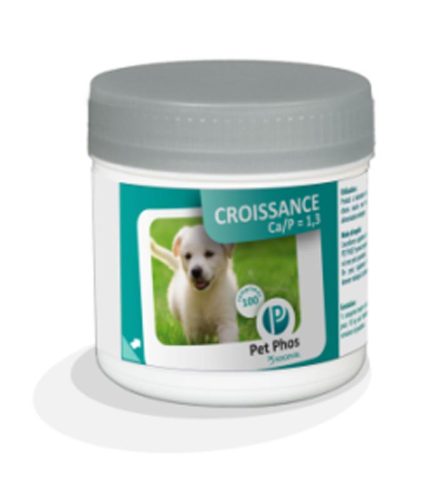 Pet Phos® Growth Dog Ca/P=1.3 ízesített tabletta kutyának
