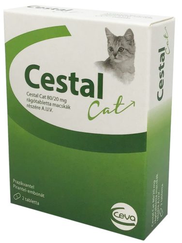 CESTAL CAT rágótabletta 2 tabletta