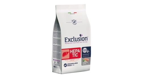 Exclusion Canine Hepatic Pork & Rice & Pea Medium & Large Breed 12kg