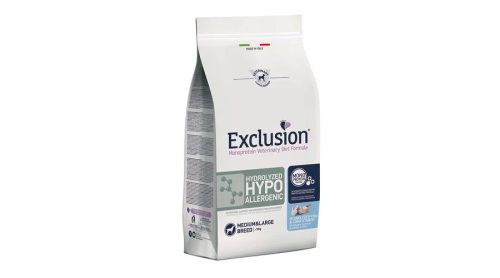 Exclusion Canine Hydrolyzed Hypoallergenic Fish & Corn Starch Medium & Large Breed 12kg