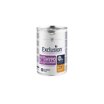   Exclusion Canine Hypoallergenic Duck & Potato konzerv 400g/6db