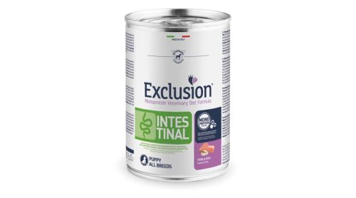 Exclusion Canine Intestinal Puppy Pork (Kölyök kutyáknak, sertéssel) konzerv 400g/6db