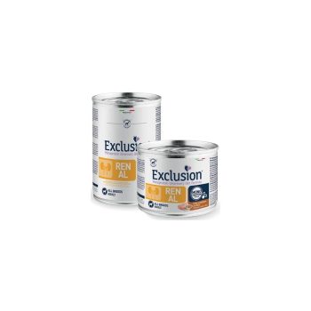   Exclusion Canine Renal Pork & Sorghum and Rice (Sertés, cirok, rizs) konzerv 400g/6db