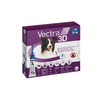 VECTRA® 3D rácsepegtető oldat kutyáknak M (10-25 kg)