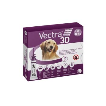 VECTRA® 3D rácsepegtető oldat kutyáknak L (25-40 kg)