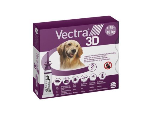 VECTRA® 3D rácsepegtető oldat kutyáknak L (25-40 kg)